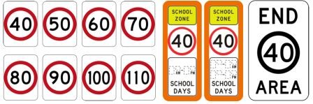 Speed Signs